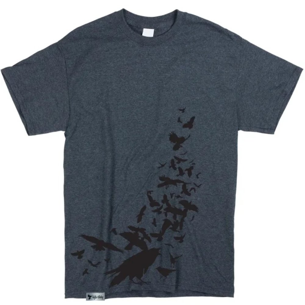 New Edifice Clothing Birds short sleeve Shirt L
